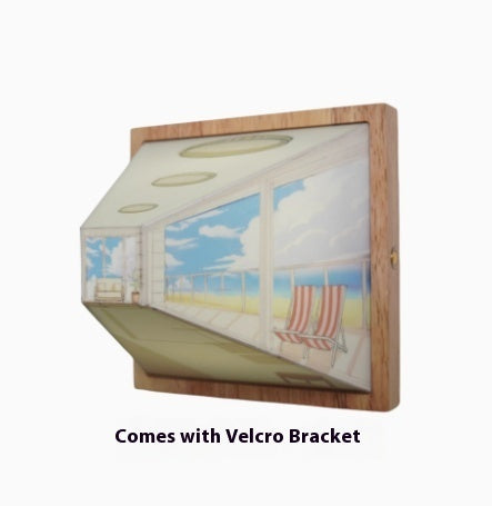 3D Naked-Eye Visual Effect Small Wall Night Lamp for Home