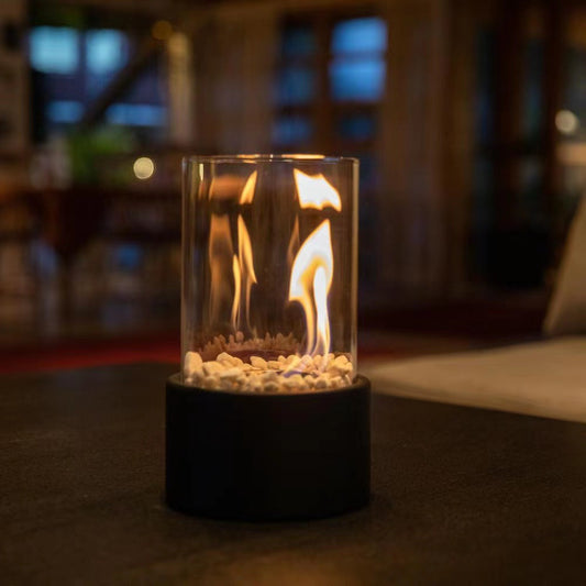 Tabletop Decorative Fireplace Lamp