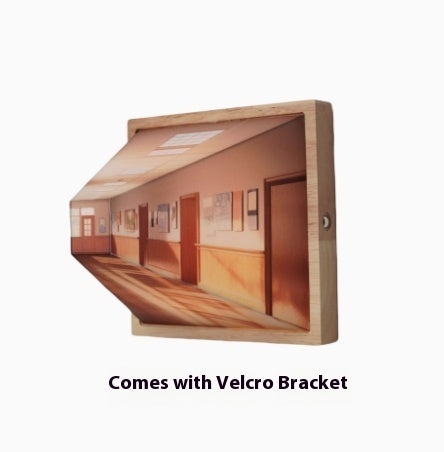 3D Naked-Eye Visual Effect Small Wall Night Lamp for Home