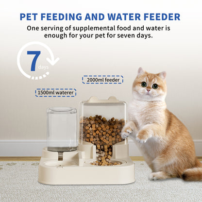 Automatic Pet Food and Water Dispenser