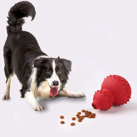 Interactive Rubber Treat Toy for Dogs