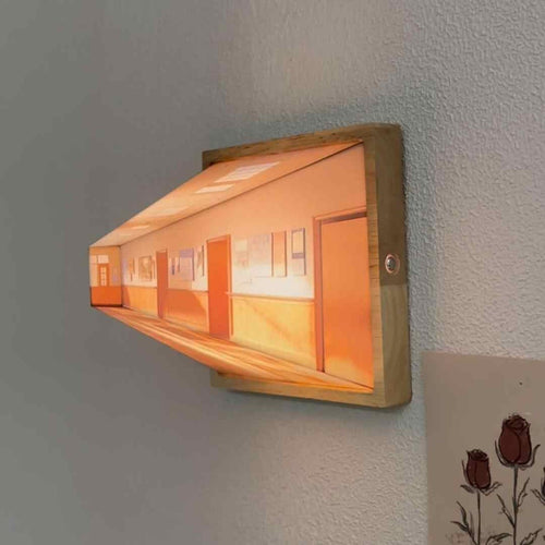 3D Naked-Eye Visual Effect Small Wall Night Lamp for Home