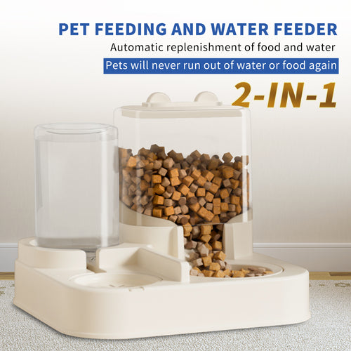 Automatic Pet Food and Water Dispenser