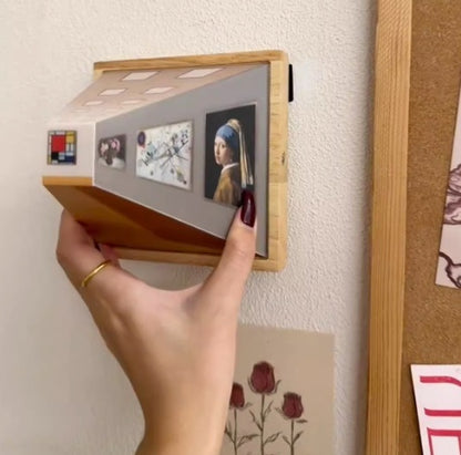 3D Naked-Eye Visual Effect Small Wall Night Lamp for Home